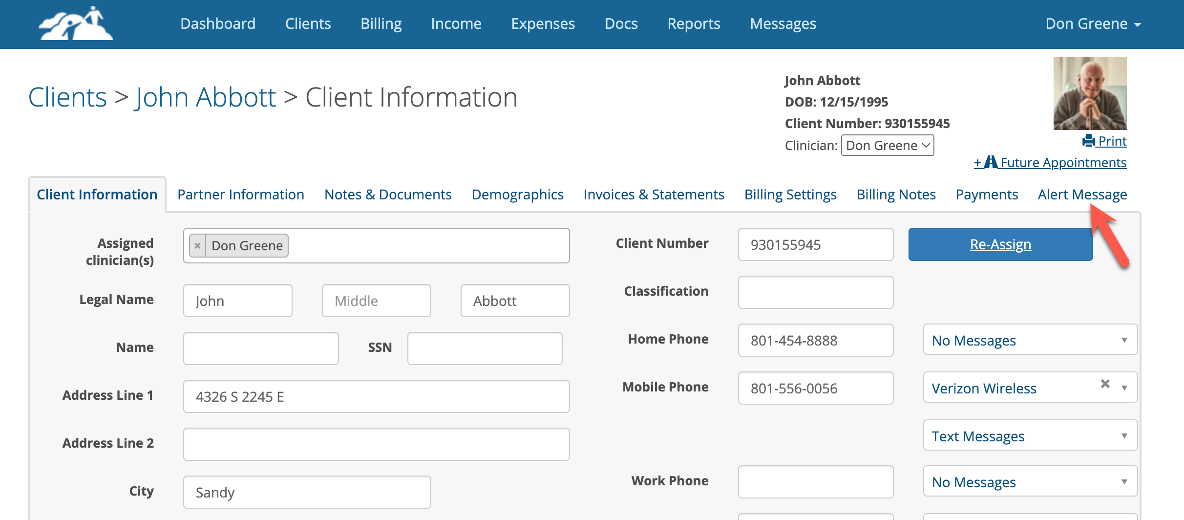 client info page.png